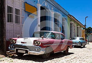 Oldtimer in Trinidad Cuba photo