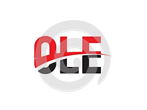 OLE Letter Initial Logo Design Vector Illustration