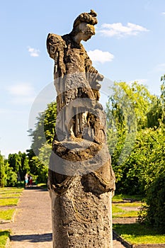 Olesko Castle garden, part of the Golden Horseshoe, Ukraine