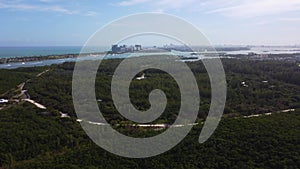 Oleta Park Miami Dade Florida aerial video