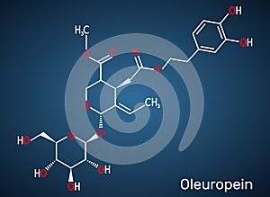 Oleuropein, catechol, glycoside molecule. It has role as plant metabolite, anti-inflammatory, antineoplastic, antihypertensive