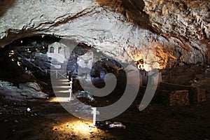 Olevano cave