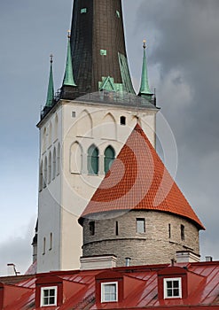 Oleviste church. photo