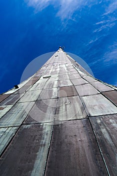 Oleviste church steeple in Tallinn Estonia photo