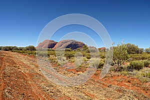 The Olgas at Sunset