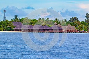 Olhuveli island resort Maldives scenery