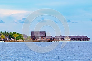 Olhuveli island resort Maldives scenery