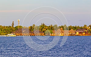 Olhuveli island resort Maldives scenery