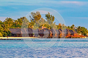 Olhuveli island resort Maldives scenery