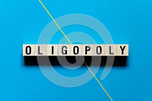Oligopoly word concept on cubes