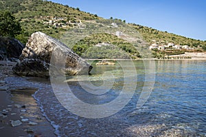 Olimpia Beach on Kefalonia Island Greece