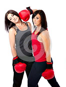 Olimpic boxing match photo