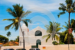 OLINDA, PERNAMBUCO, BRAZIL: Old beautiful Catholic Church in Olinda. Olinda is a colonial town on Brazil s northeast coast