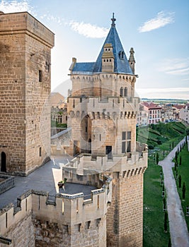 Olite Castle in Navarra, Spain