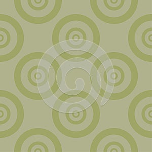 Olive green geometric ornament. Seamless pattern