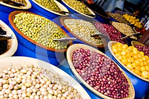 Olive grocery in Casablanca