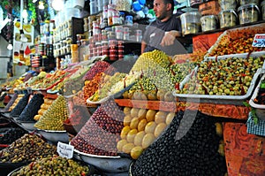 Olive market in Morocco