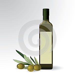 Olive oil bottle