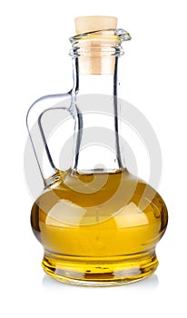 Olive oil in the bottle