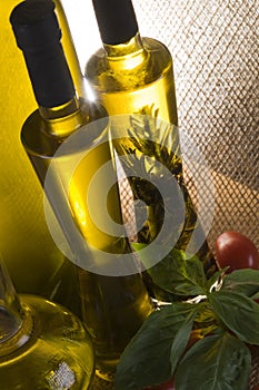 Olive oil bottles