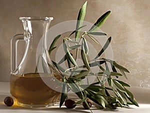 Olive Oil in a Cruet