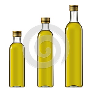 Olive Oil Extra Virgin. Bottle Mock-up