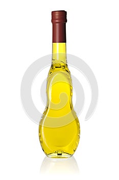Olive oil glass bottle