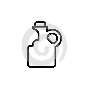 Olive oil icon. Simple line, outline vector elements of vegetarian food icons for ui and ux, website or mobile application