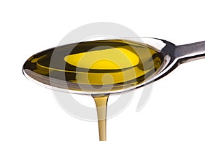 Olive Oil in a Spoon