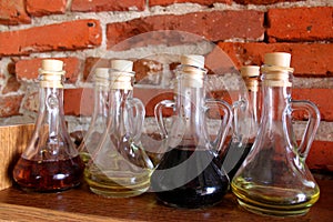 Olive oil and vinegar