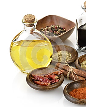 Olive Oil,Vinegar And Spices