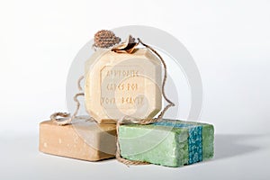 Olive soap photo