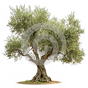 Olive Tree isolated on transparent background