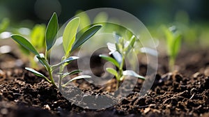 Olive tree seedlings featuring distinctive silver green leaves