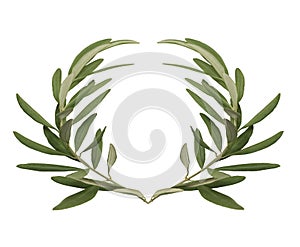 Olive wreath - the reward for the winners of the Olympic games in ancient Greece