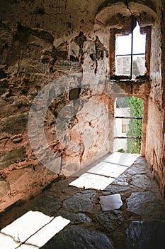 Olivenza castle window, Spain photo