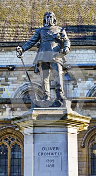 Oliver Cromwell Statue Parliament Westminster London England