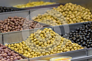 Olives. Of all varieties and in all shapes! Blacks, greens, bigs, little ones, Syrians, Arabs, photo