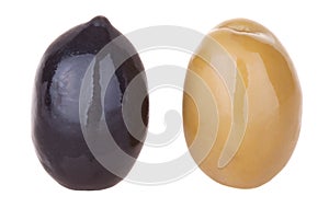 Olives black and green olive