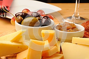 Olives and Cheese
