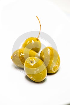 Olives isolated made in greece