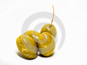 Olives isolated made in greece