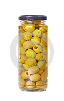 Olives in a jar
