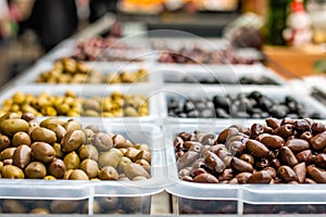 Olives on the marketplace