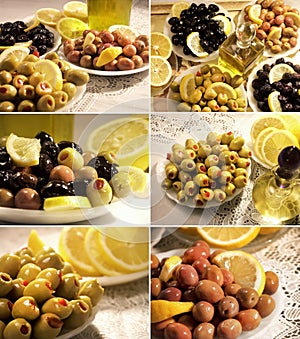 olives and olive oil