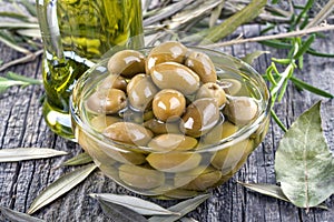 Olives and olive oil