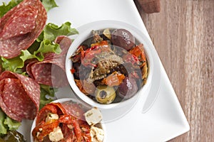 Olives And Sundried Tomatoes photo