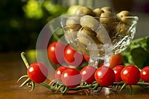 Olives and Tomatoes