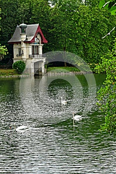 Olivet; France - july 13 2020 : Loiret banks