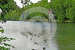 Olivet; France - july 13 2020 : Loiret banks